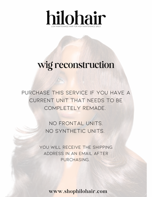 WIG RECONSTUCTION