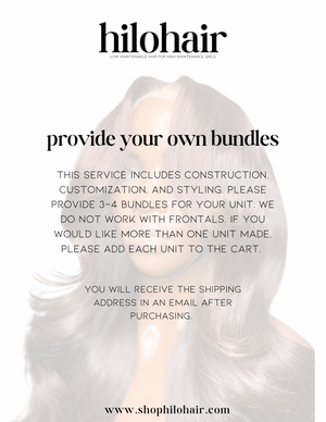 PROVIDE YOUR OWN BUNDLES